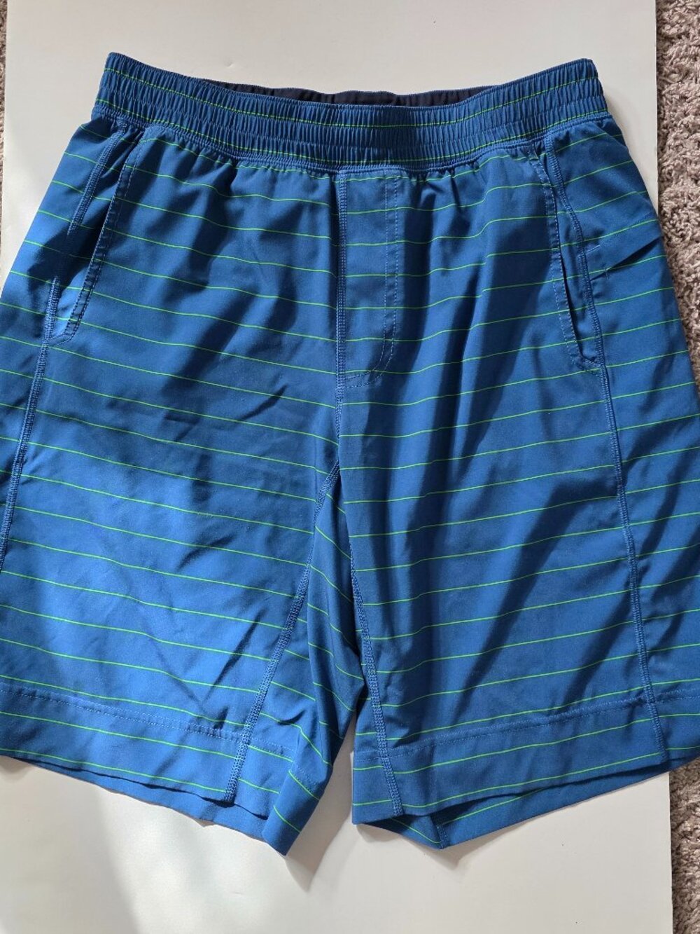 Lululemon Men's Shorts Large Blue Green